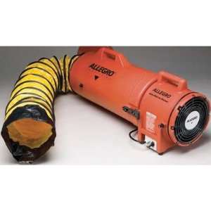    ial Blower With Canister And 25 Flexible Duct Patio, Lawn & Garden