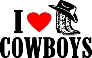 LOVE COWBOYS Boots Hat COUNTRY Funny T Shirt NEW S XL  