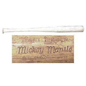  Mickey Mantle Yankee Giveaway Bat: Sports & Outdoors