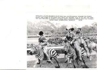HORSE RACING, THE 8TH ANNUAL OPEN HOUSE AT H PHOTO 1969  