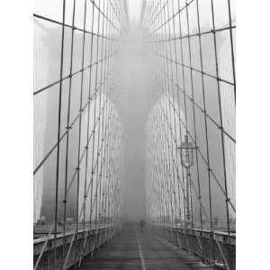  Foggy Day on Brooklyn Bridge