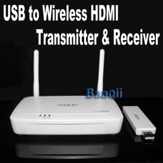 USB2.0 to HDMI 1080P 5G Wireless Wifi HDTV AV Transmitter & Receiver 