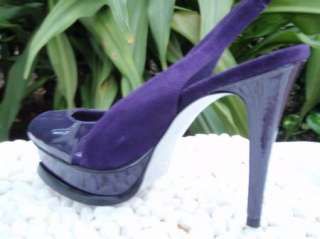 BEBE SHOES sandals heel platform purple ZAHARA moe  