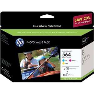  HP 564 Ink Cartridge. NO 564 CYAN MAGENTA YELLOW SERIES PS 