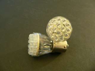 1156 Hyper Amber LED Bulbs for motorcycles (pair)  