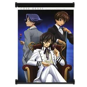 Code Geass: Lelouch of the Rebellion Anime Group Fabric Wall Scroll 
