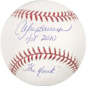 Andre Dawson Autographed Baseball  Details The Hawk and HOF 2010 