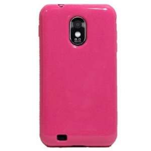 GLOSSY PINK Flexible TPU Case for Samsung Galaxy S II Epic 