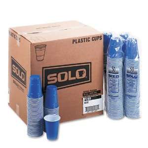 SOLO Cup Company  Plastic Party Cold Cups, 16 Ounces, Blue, 20 Bags 