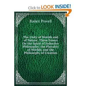   of Worlds ; and the Philosophy of Creation Baden Powell Books