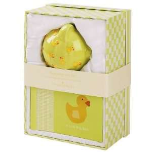   Elegant Baby Quack Quack Piggy Bank And Brag Book Gift Set Baby