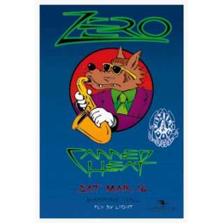  Zero Kimock Canned Heat Original Concert Poster Mouse 