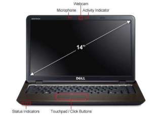 Dell Inspiron 14z i14z 2877BK Notebook PC   Intel Core i5 2450M 2.5GHz 