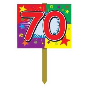  70th Birthday Yard Sign 