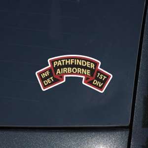  Army 1st Infantry Division Pathfinder Detachment 3 DECAL 