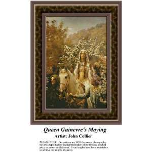  Queen Guinevres Maying, Cross Stitch Pattern PDF Download 