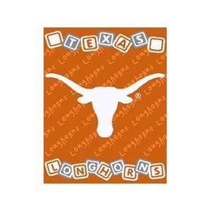 Texas Longhorns NCAA Baby Blanket (Series 044):  Home 