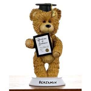  Personalized Graduation Bear Figurine Christmas Ornament 