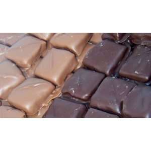 Toffee Covered in Dark Chocolate in a One Half Pound Gift Box  