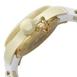Invicta 1822 Womens Russian Diver Mechanical Gold Tone Skeleton White 