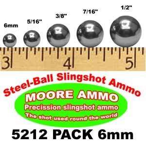   5,212 pack 6mm Steel Ball slingshot ammo (10 lbs): Sports & Outdoors