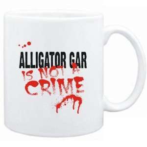  Mug White  Being a  Alligator Gar is not a crime 