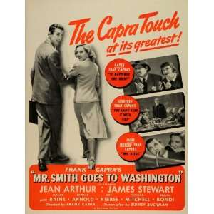  1939 Ad Film Mr Smith Goes to Washington Columbia Jean 