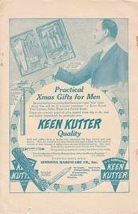1913 Simmons Hardware Ad: Keen Kutter Practical Gifts  