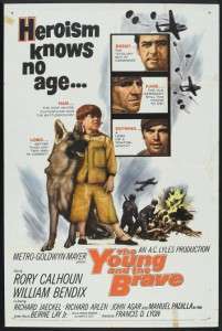 THE YOUNG AND THE BRAVE Original Movie Poster One Sheet  