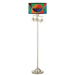  Circle Parade Giclee 4 Light Floor Lamp