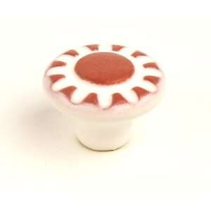  Century 50729 WTT Knobs White/Terra Cotta