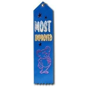  Most Improved Award Ribbon 6 Count Toys & Games