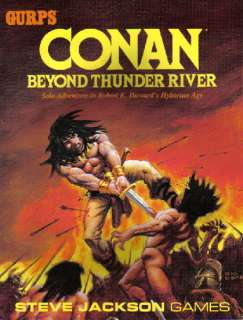 GURPS Conan Beyond Thunder River Game Adventure 1988 NM  