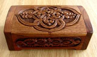 ARMENIA ARMENIAN HAND MADE CARVED WOOD WOODEN CASKET JEWELRY BOX GIFT 