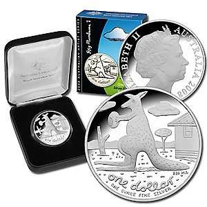   oz Australian Proof Silver Kangaroo Artist Series 