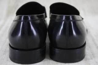 Salvatore Ferragamo Fenice Black Leather gancini bit Loafers size 10.5 