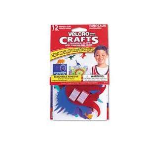  Velcro Dinosaur Display Shapes with Molded Hook Clips 