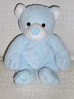 2003 TY PLUFFIES Blue PUDDER BEAR Plush Teddy Stuffed B