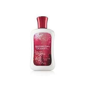   Cherry Blossom Body Lotion in a Christmas Holiday Snowflake Bottle