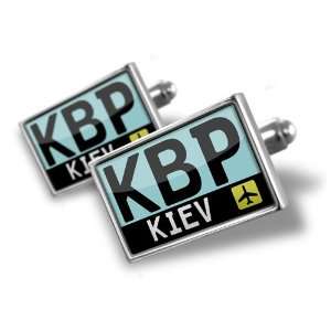 Cufflinks Airport code KBP / Kiev country: Ukraine   Hand Made Cuff 