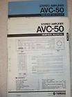 yamaha service manual avc 50 stereo amplifier amp expedited shipping