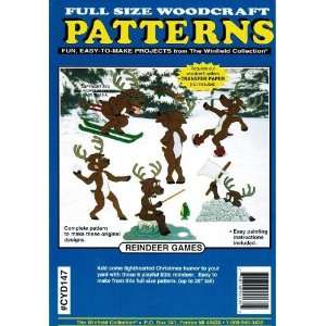   Games Christmas Yard Art Woodworking Pattern Arts, Crafts & Sewing