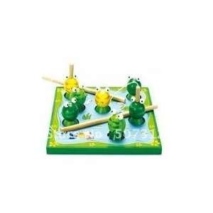  frog puzzle wooden toys yt8520 Toys & Games