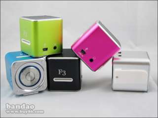 Mini Mobile Speaker Soundbox Boombox TF MP3 Player with FM Radio for 