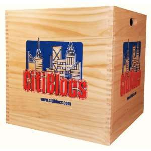   Wooden Building Block Set   1000 Piece With Wooden Storage Box: Toys