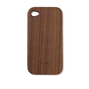  I Phone 4   Black Walnut Wood Case
