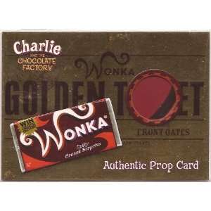  Willy Wonka Charlie & The Chocolate Factory Golden Ticket 