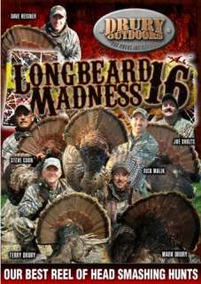 Longbeard Madness 16 ~Turkey Hunting DVD ~ Drury Outdoors Gobbler 