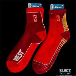   For Bare Feet NBA All Star 2012 Quarter Socks WEST Kobe Blake  