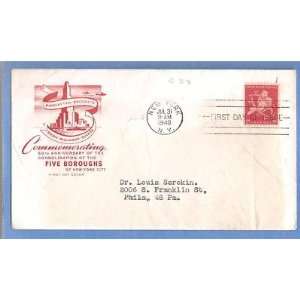  Postage US FDC1948 ManhattanBrooklyn NY NY Everything 